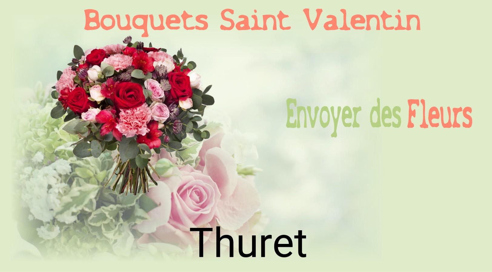 Roses de Saint-Valentin livrées à Thuret